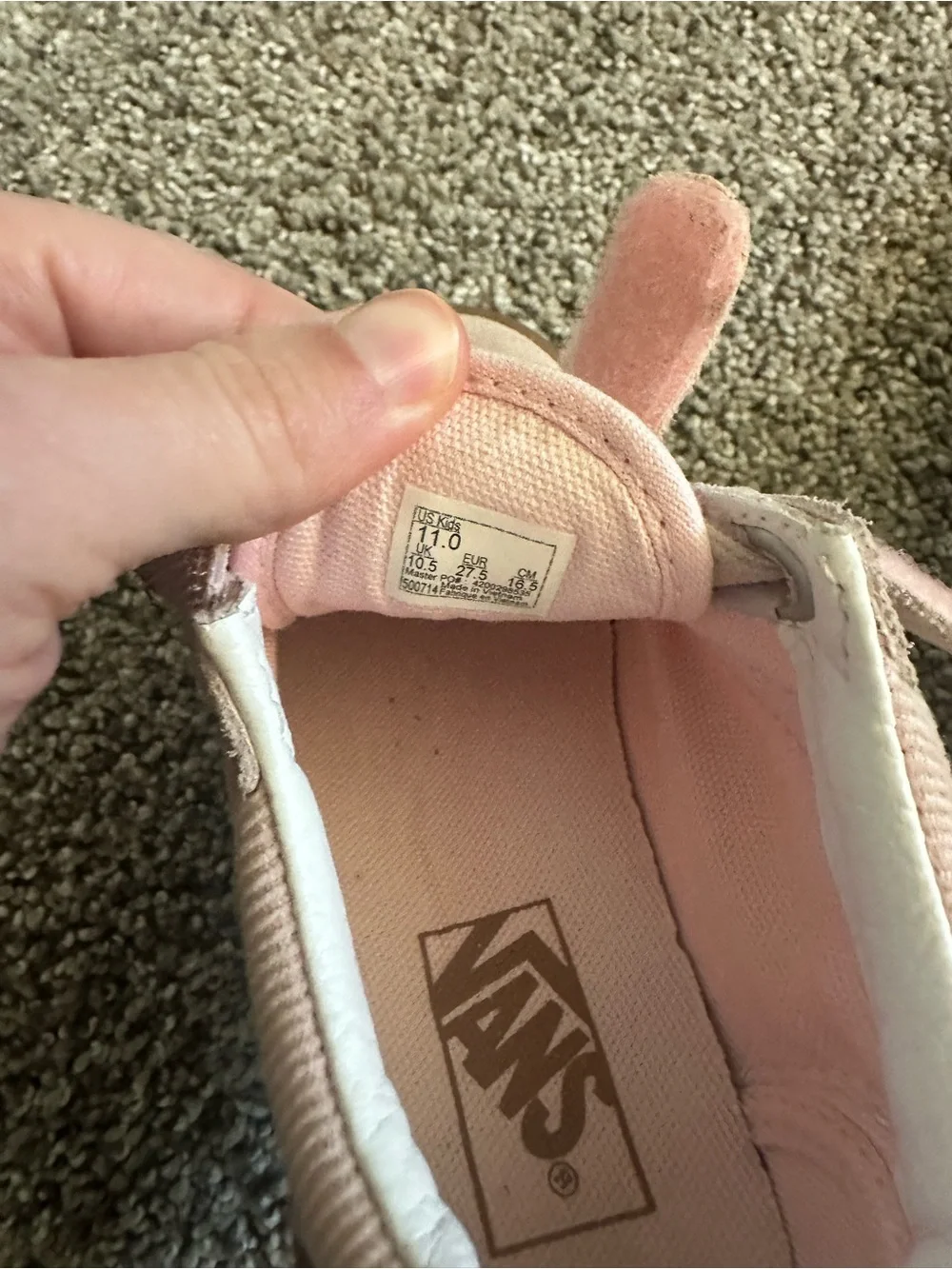 Vans comfortable pink